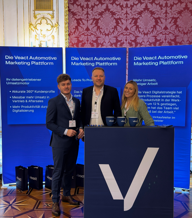 Veact Team präsentiert die Veact Automotive Marketing Plattform auf dem AW-Tag mit Fokus auf Umsatzsteigerung und digitale Lösungen für Autohäuser